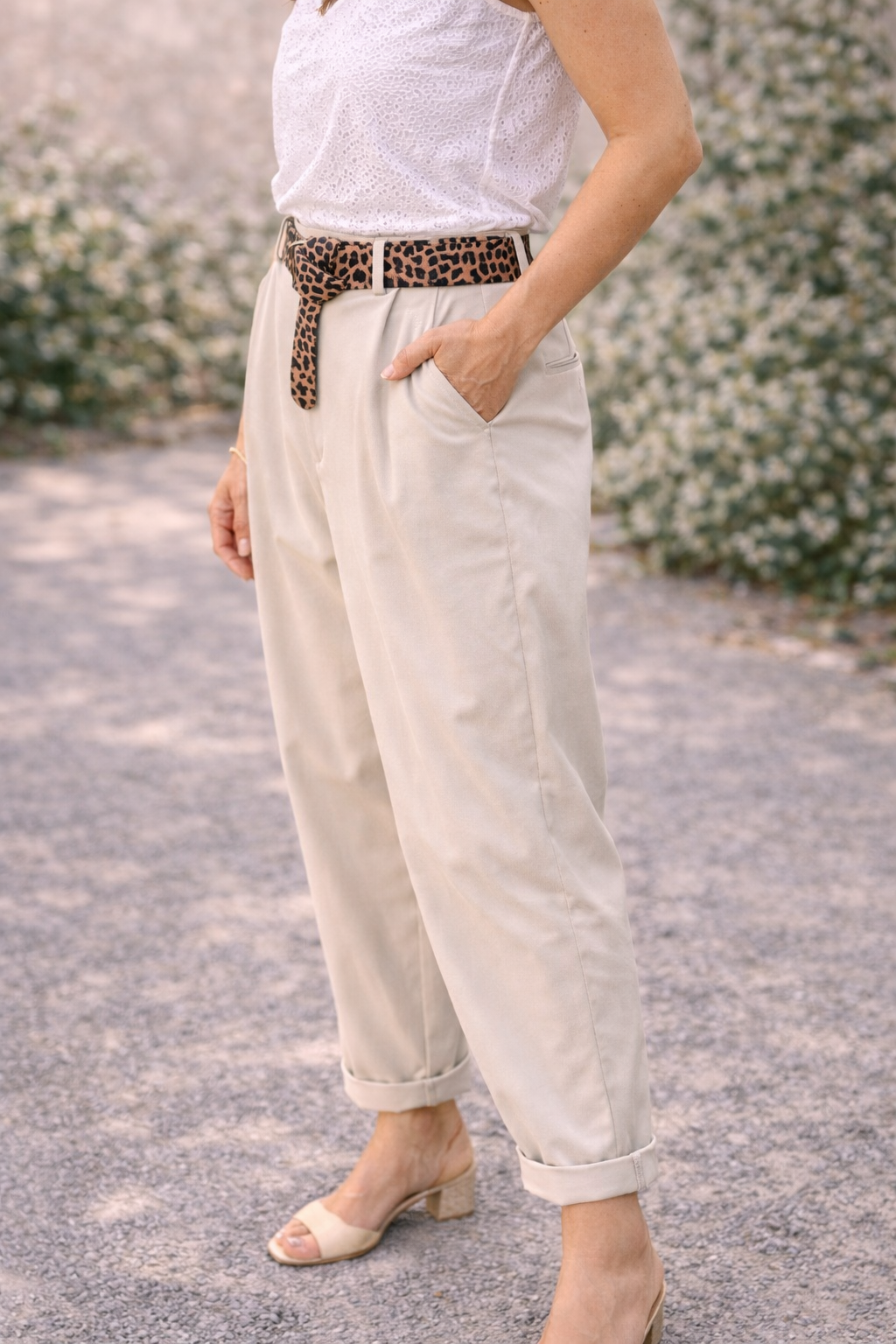 Pantalon Chic Taille Haute – Camélia