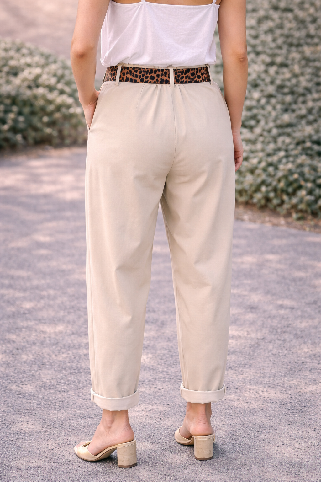 Pantalon Chic Taille Haute – Camélia