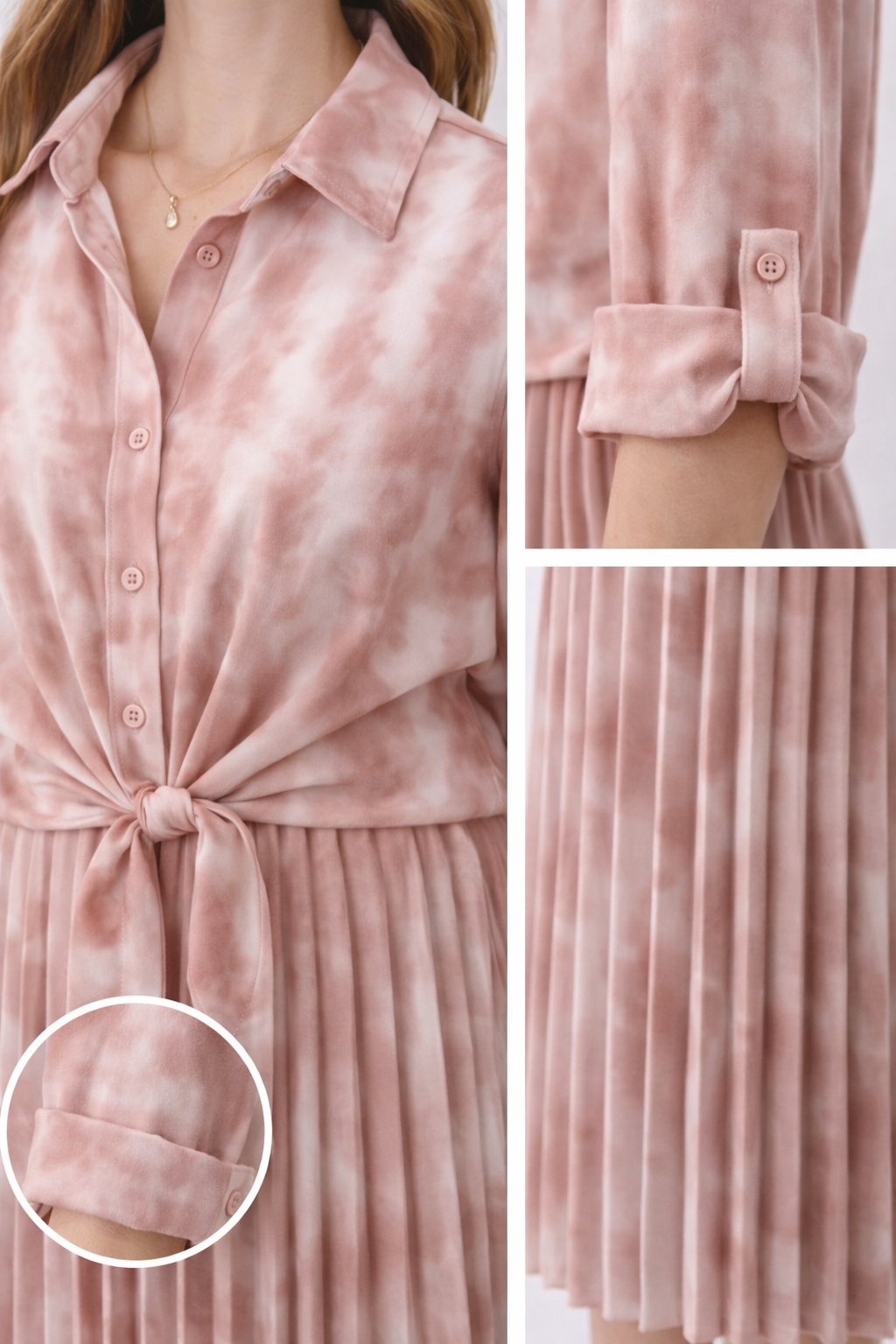Ensemble Plissé Tie & Dye
