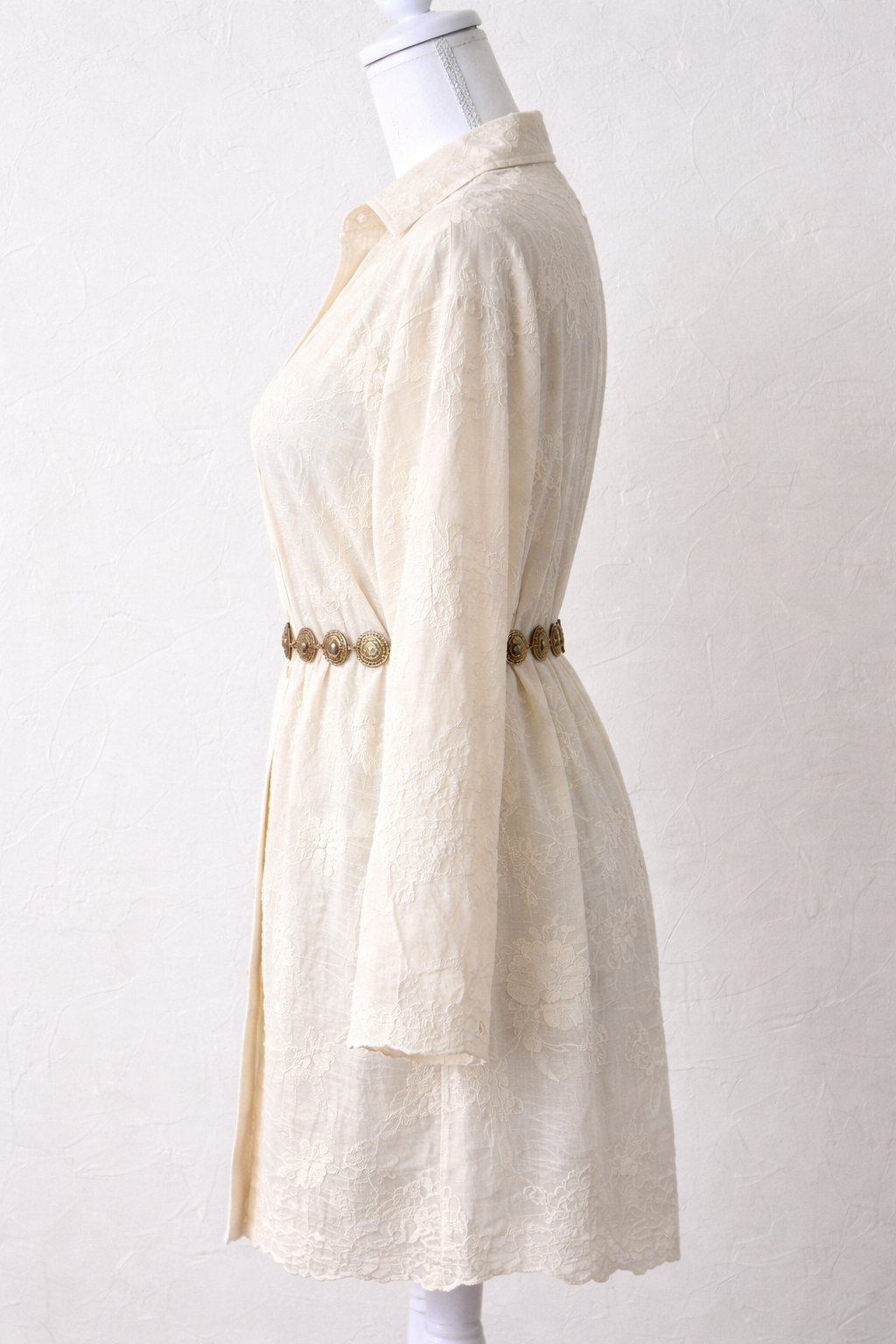 Robe Chemise Brodée – Esmeralda