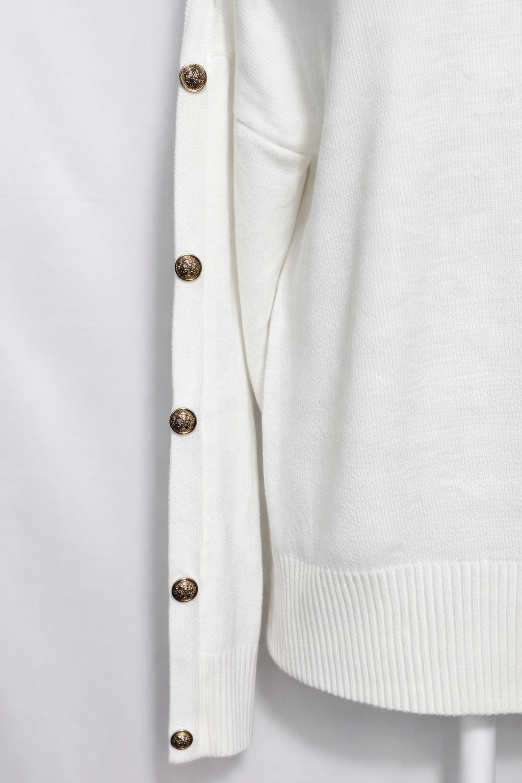 Pull fin à bouton - CHIARA