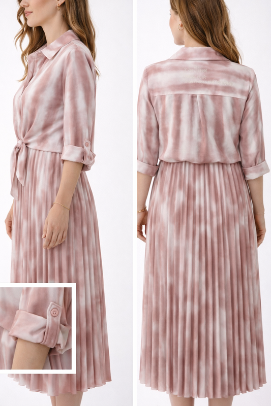 Ensemble Plissé Tie & Dye