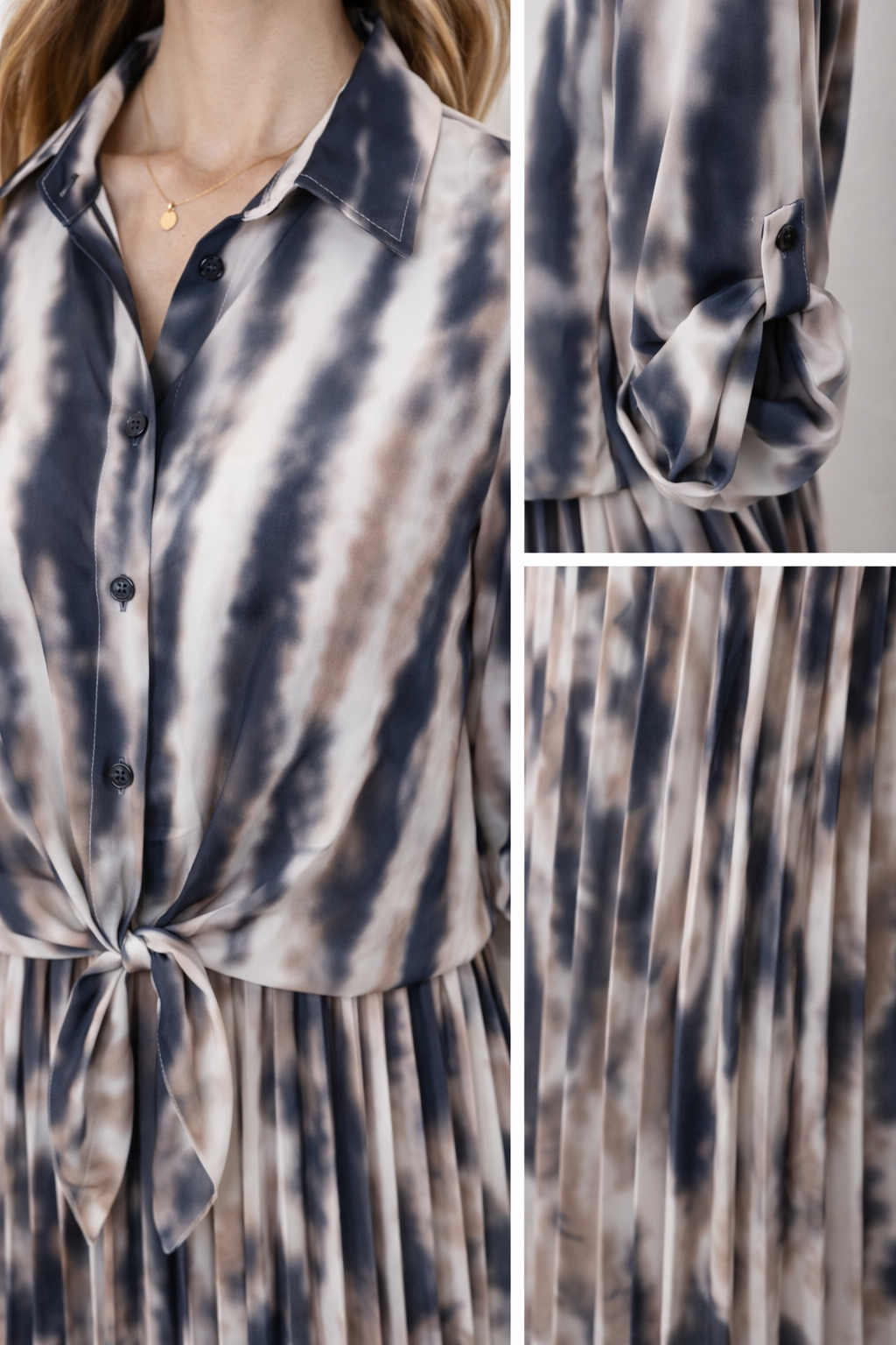 Ensemble Plissé Tie & Dye