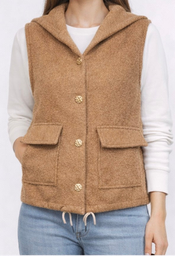 Gilet chic sans manches - FRANCESCA