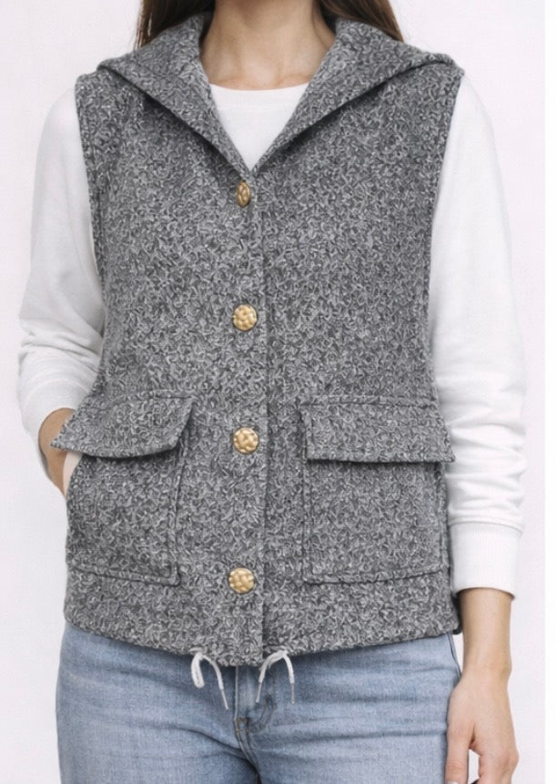 Gilet chic sans manches - FRANCESCA