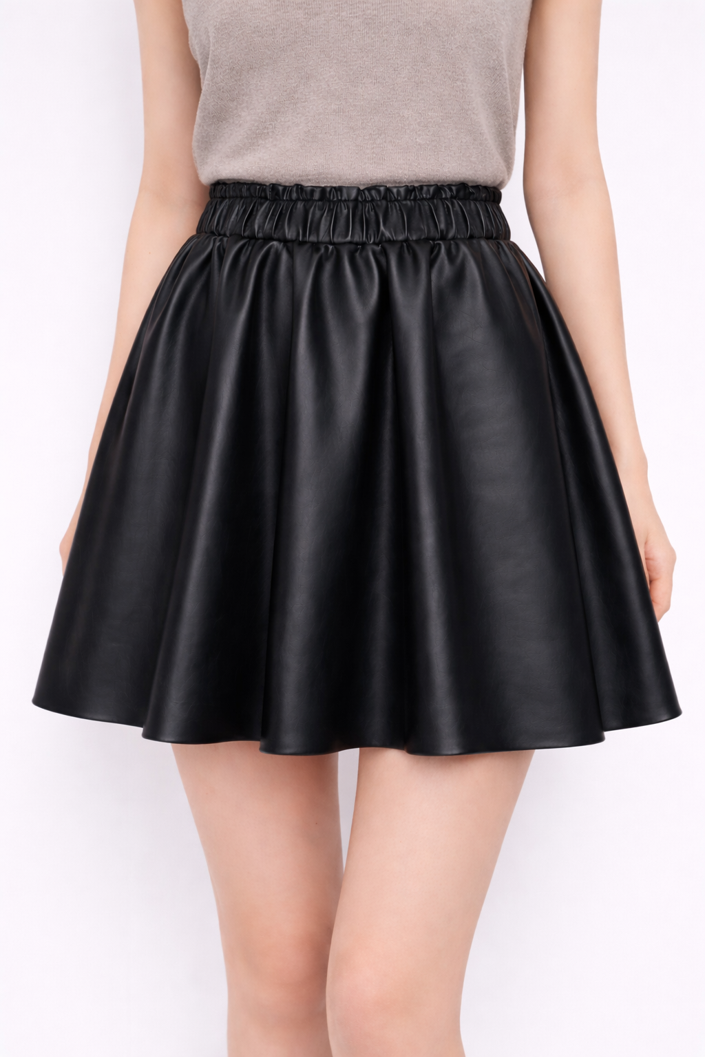 Jupe simili cuir - ALESSIA